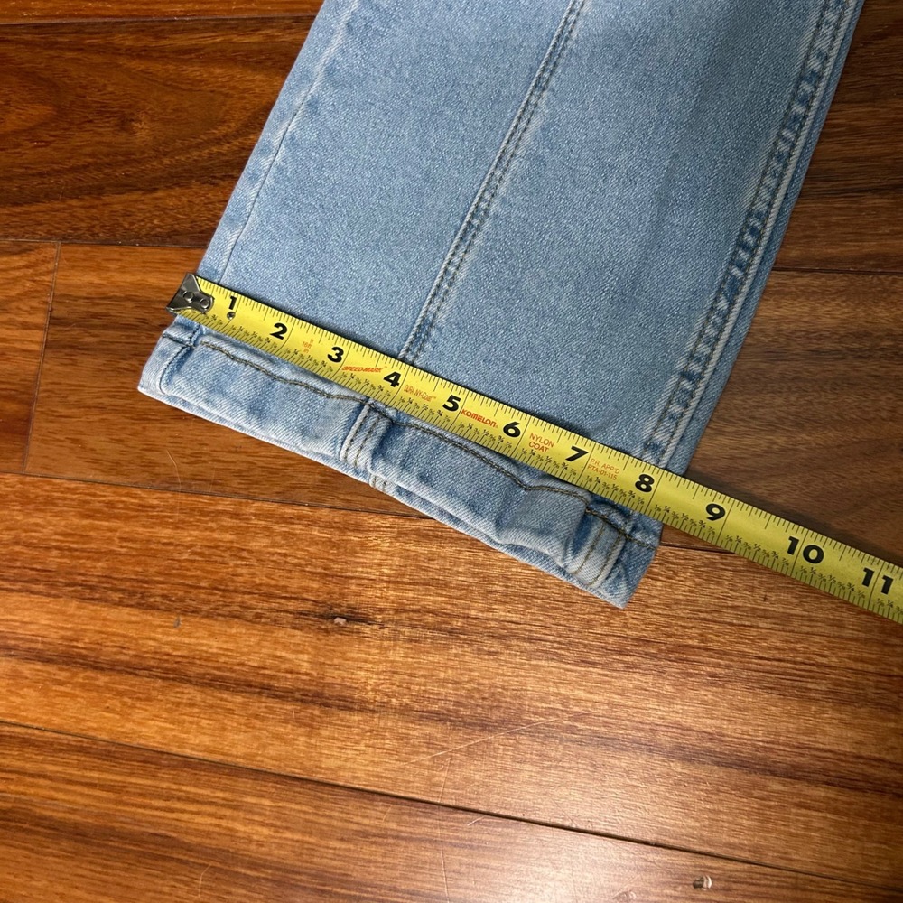 Wrangler Seamed Bootcut Jeans Light Wash High Rise Denim 12 western 112325080 - Picture 4 of 12